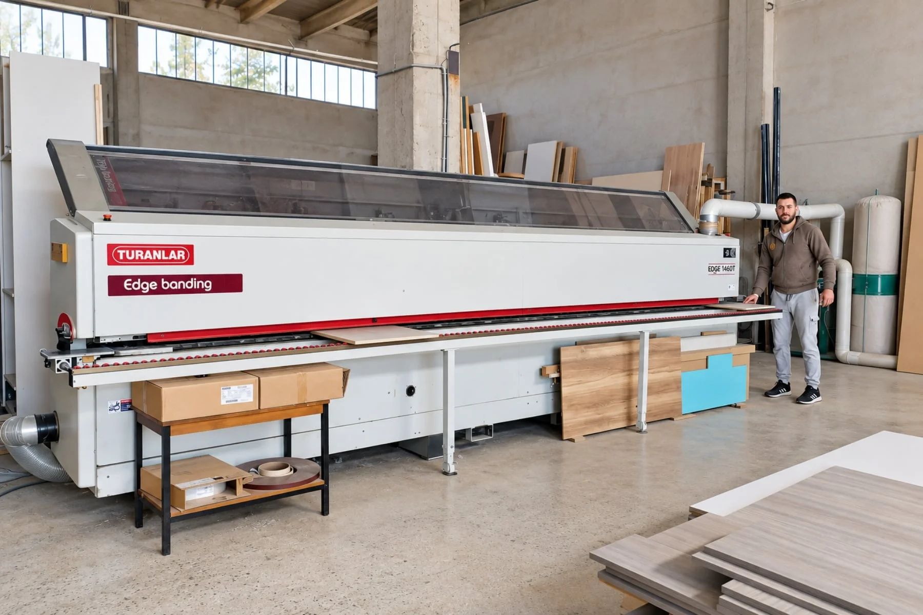 Edge finishing process in the SH Studio production facility