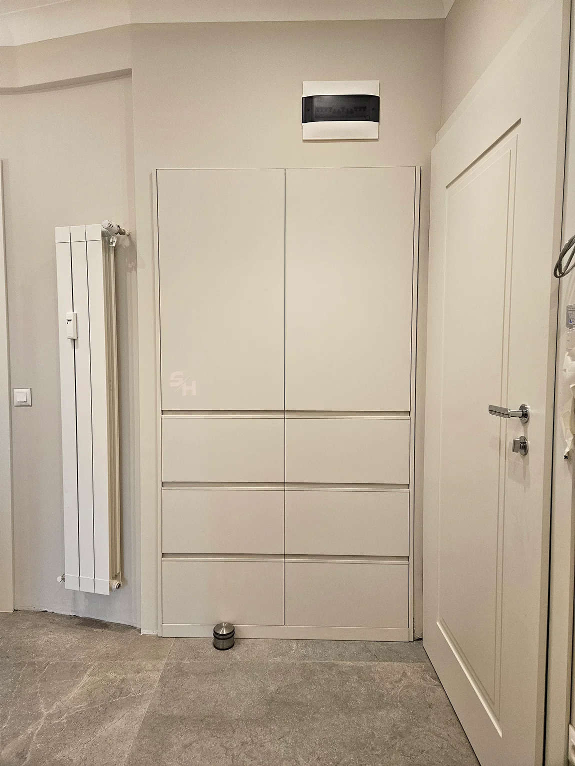 PSHM — hallway cabinet beside the door